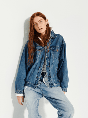 Vintage Indigo Trucker