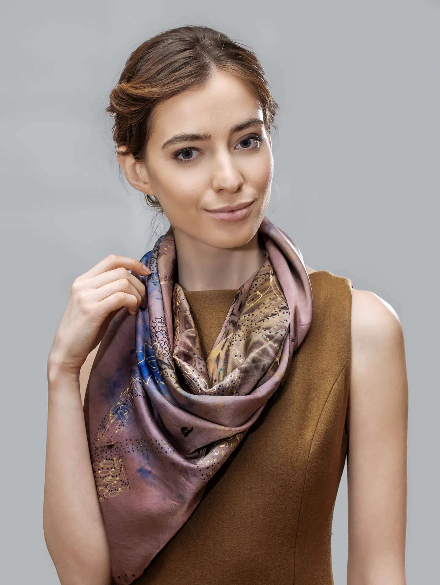 Rose Gold Luxe Scarf 2