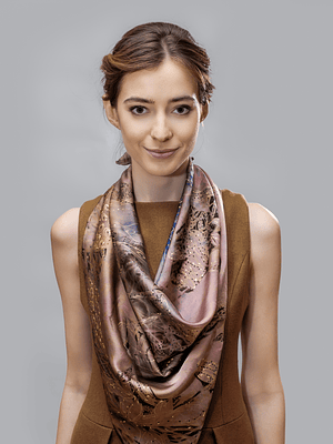 Rose Gold Luxe Scarf