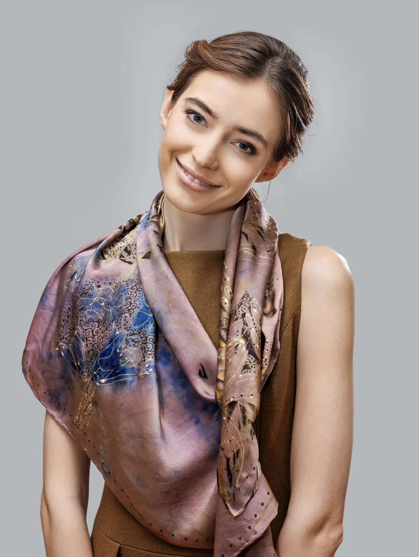 Rose Gold Luxe Scarf 3