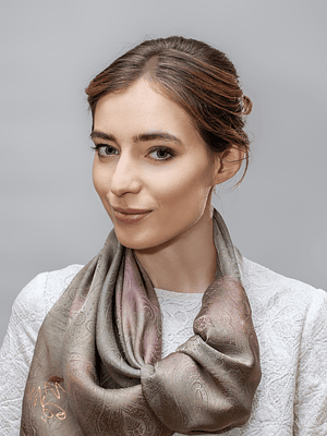 Caramel Dream Silk Scarf