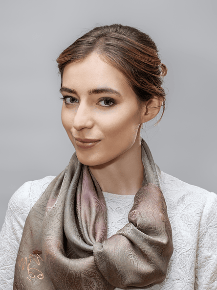 Caramel Dream Silk Scarf