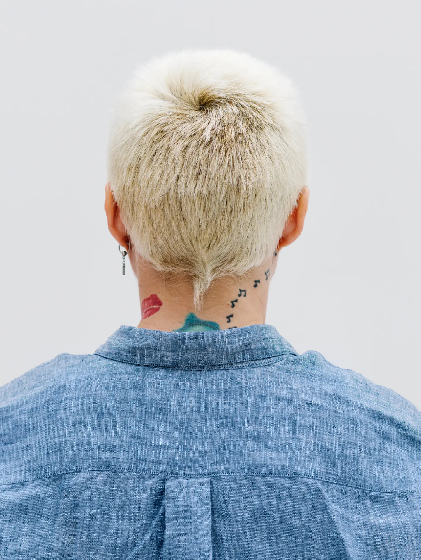 Heather Plaid Knit Tee 2