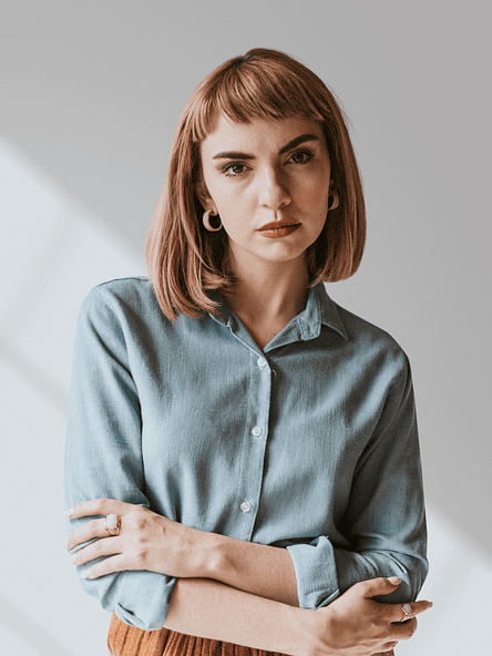 Indigo Chambray Button-Up