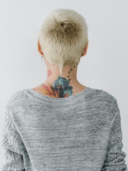 Heather Cable-Knit Sweatshirt