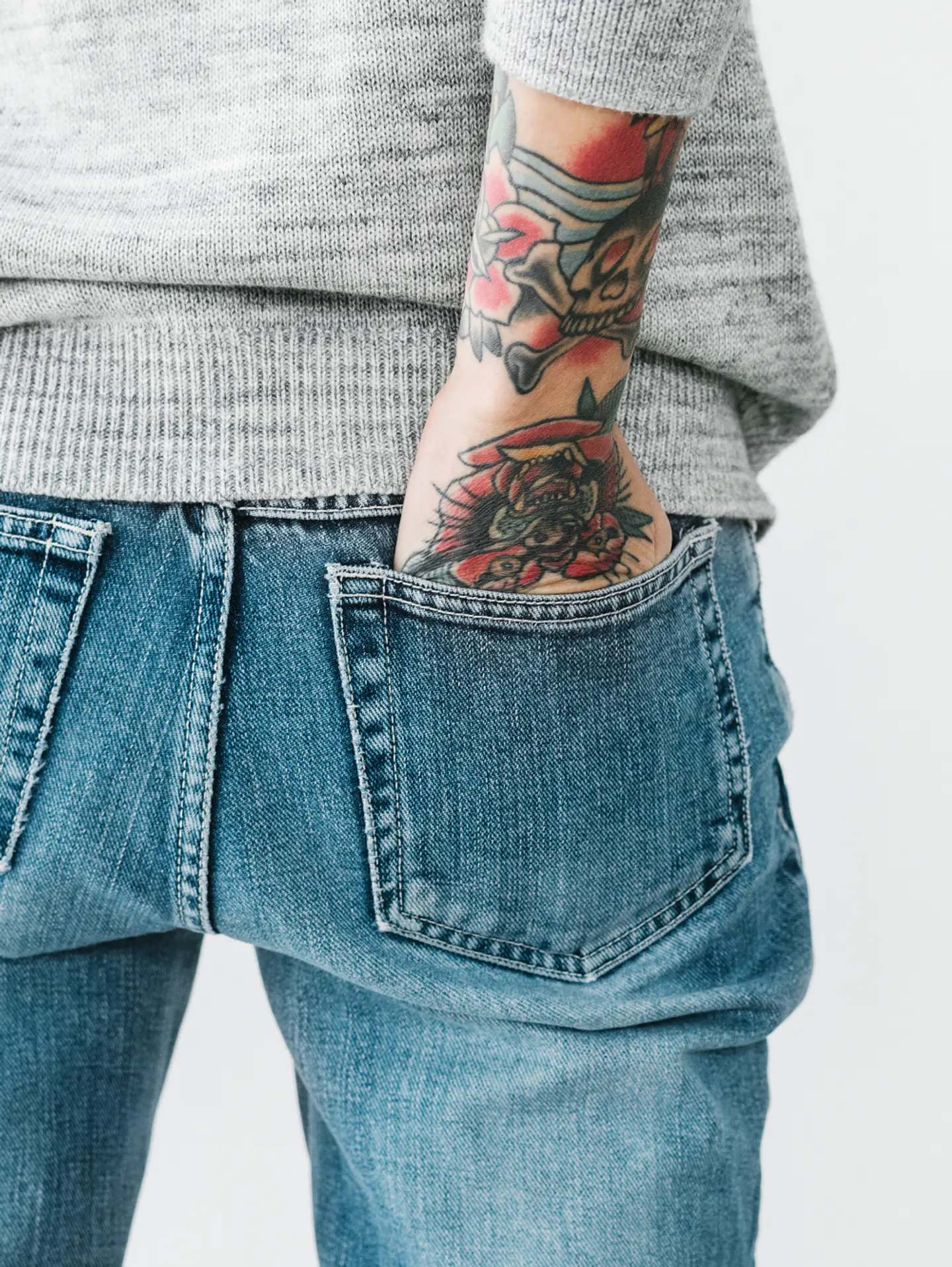 Heather Cable-Knit Sweatshirt 4