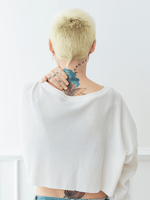 White Thermal Waffle Sweatshirt