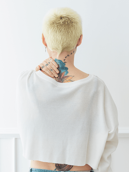 White Thermal Waffle Sweatshirt