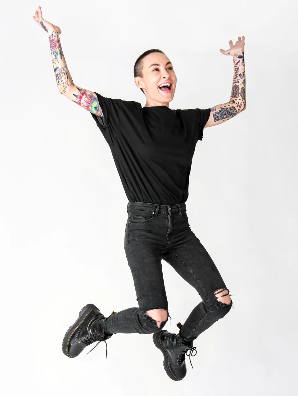 Black Oversized Tee 3