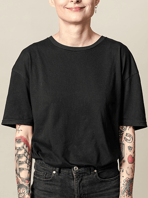 Boxy Black Tee