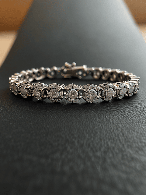 Pulsera de tenis de diamantes