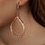 Rose Gold Hoop Earrings