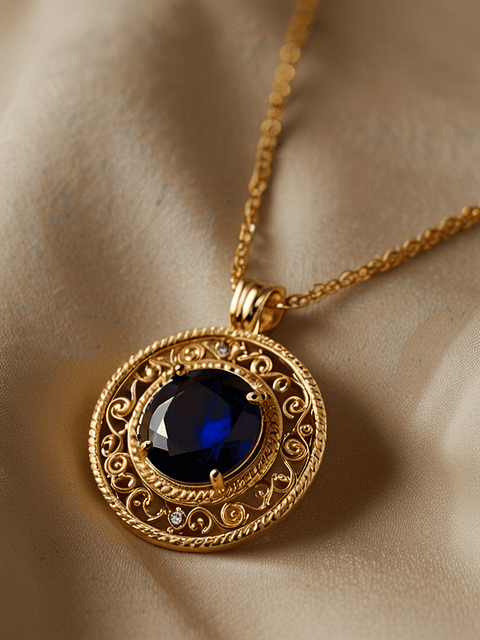 Colgante bañado en oro