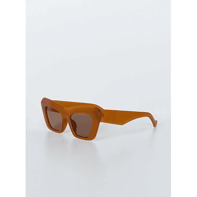Óculos de sol estilo castanho