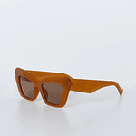 Óculos de sol estilo castanho