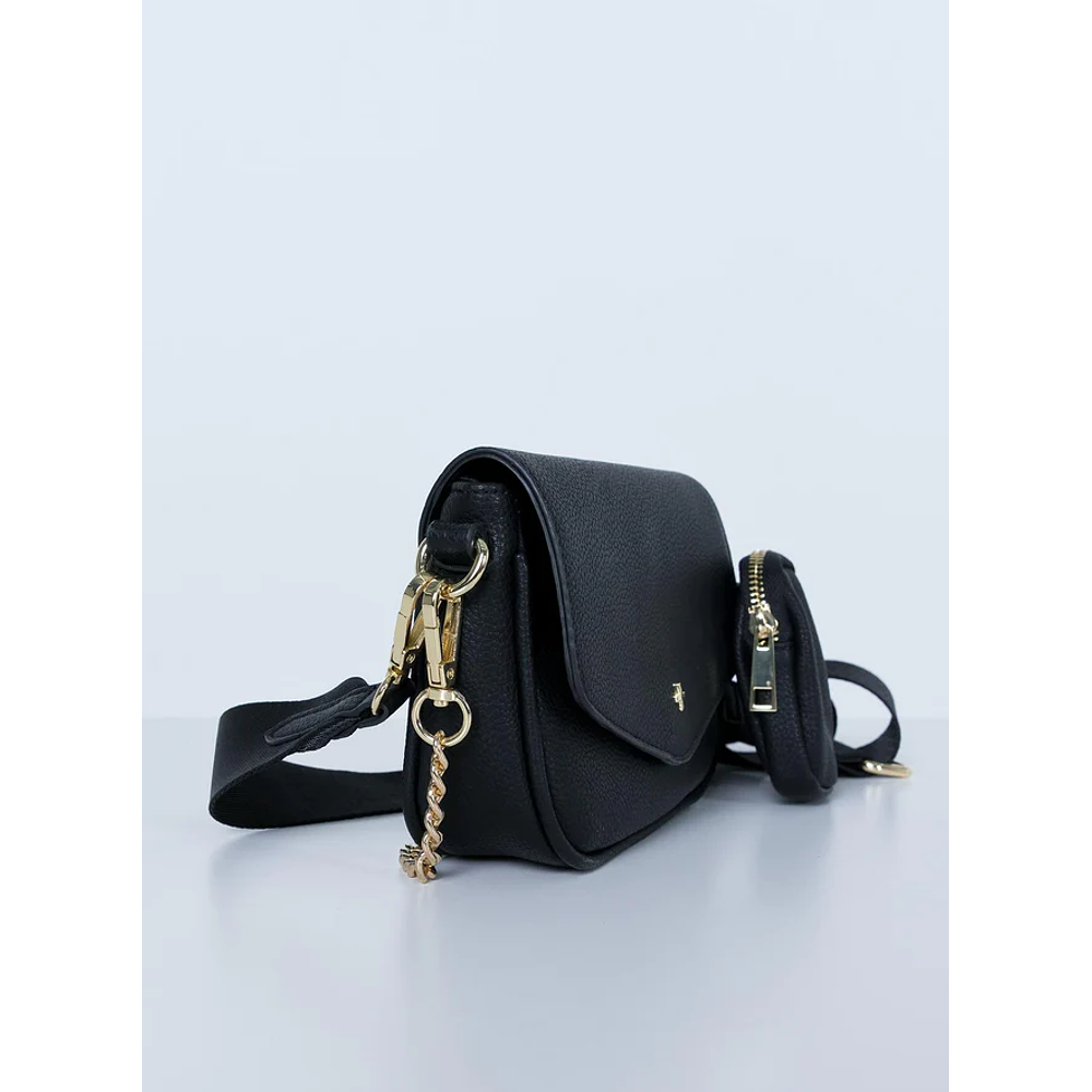 Peta & Jain Legacy Bag in Black Pebble