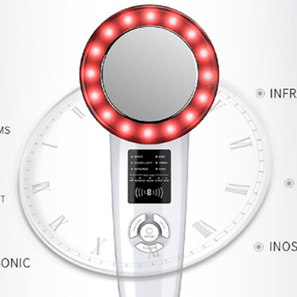 Set Radiofrecuencia Facial Y Corporal 6 En 1 Con Visor Stgo 2