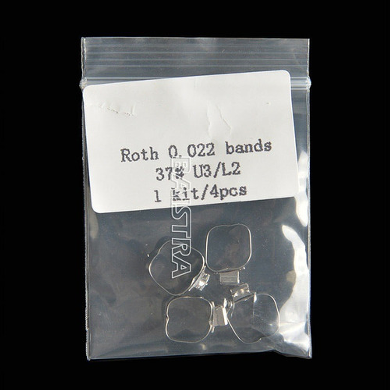 Bandas Molares Con Tubo Set De 4 Bandas Ortodoncia Santiago 4