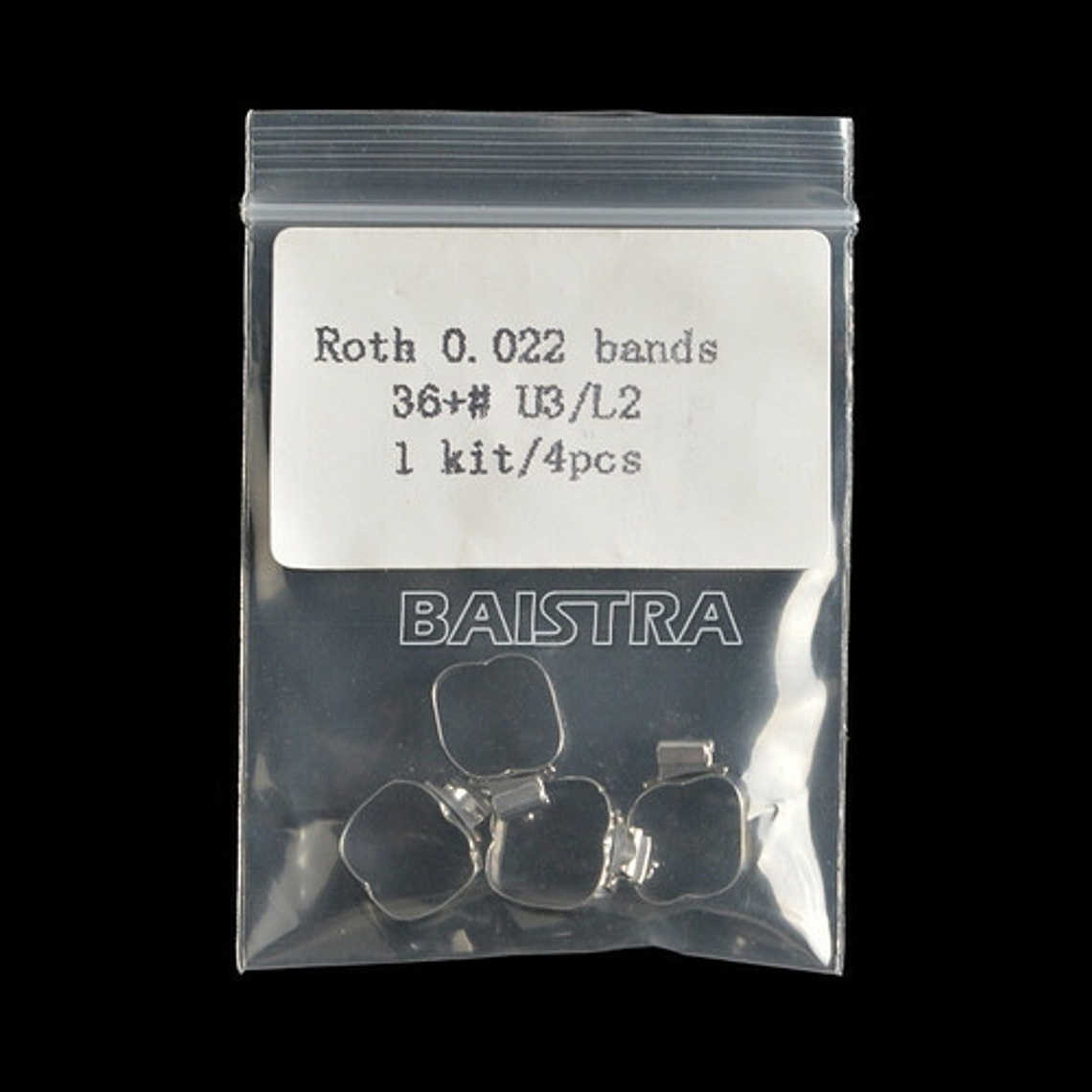 Bandas Molares Con Tubo Set De 4 Bandas Ortodoncia Santiago 14