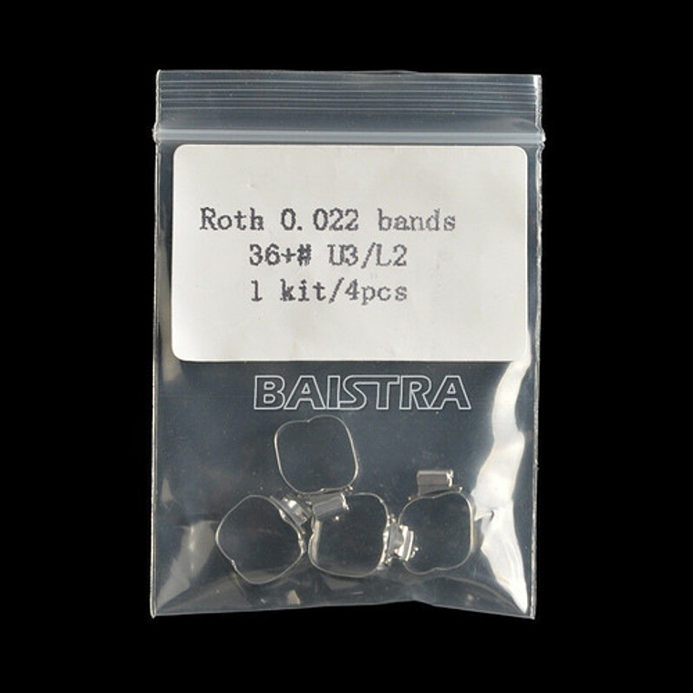 Bandas Molares Con Tubo Set De 4 Bandas Ortodoncia Santiago 22