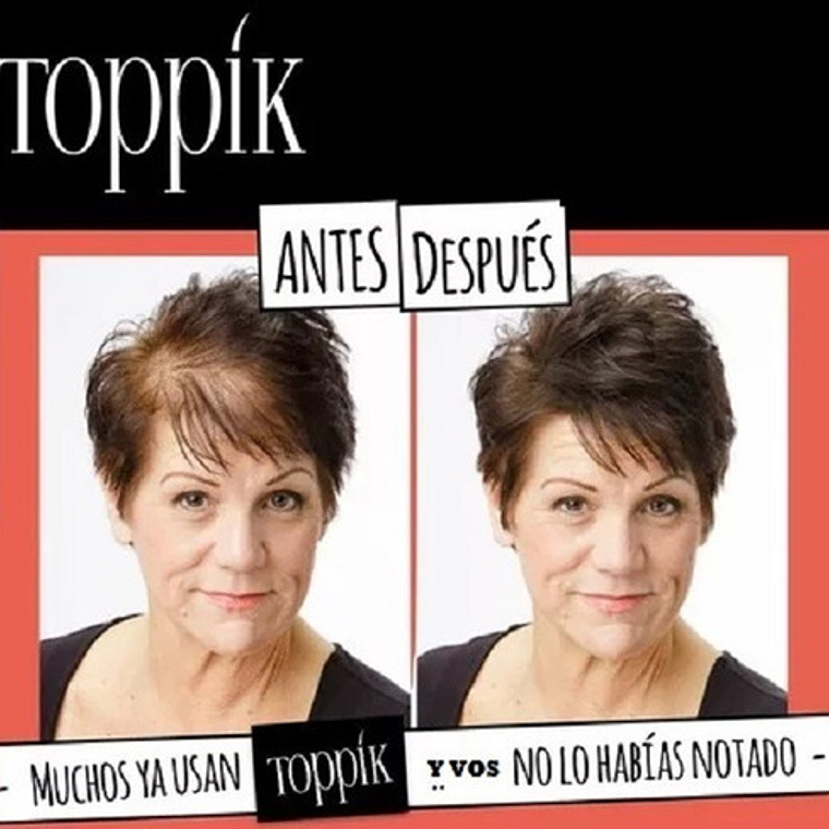 Pack Toppik Microfibras De Queratina + Aplicador Difusor 4