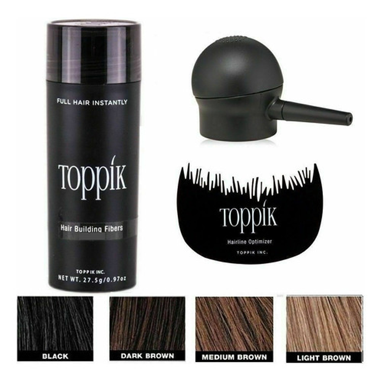 Pack Toppik Microfibras De Queratina + Aplicador Difusor 43