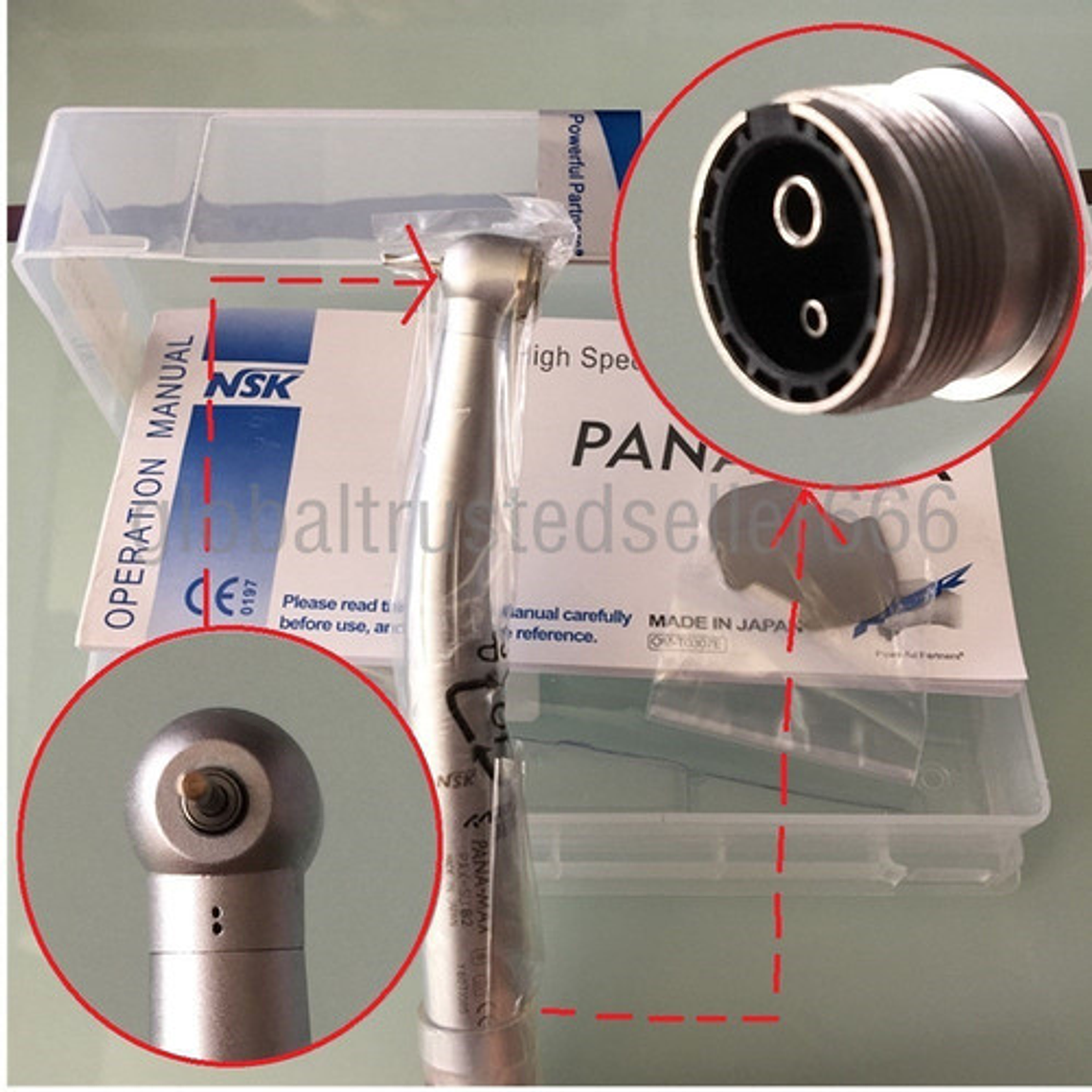 Turbina Odontología Nsk Pana-max Led Midwest Push Santiago 15