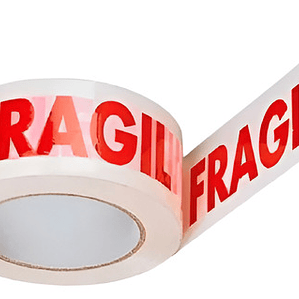 Cinta De Embalaje Impresa Fragil Santiago