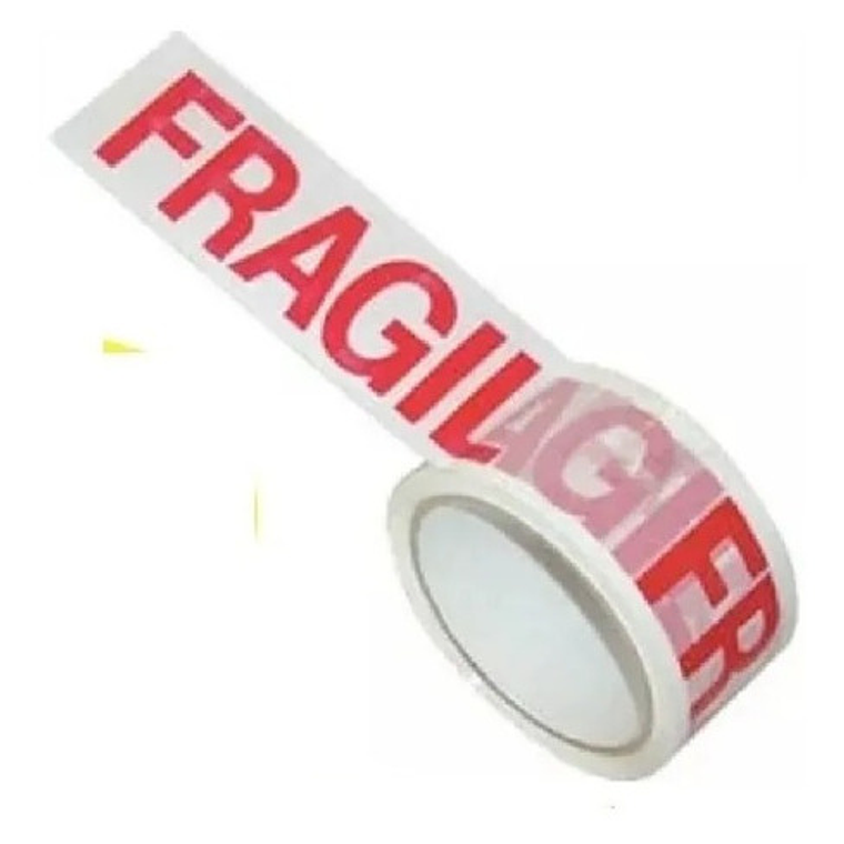 Cinta De Embalaje Impresa Fragil Santiago 2