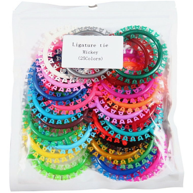 Ligaduras Ortodoncia De Mickey Mouse Colores 1000u Santiago 7