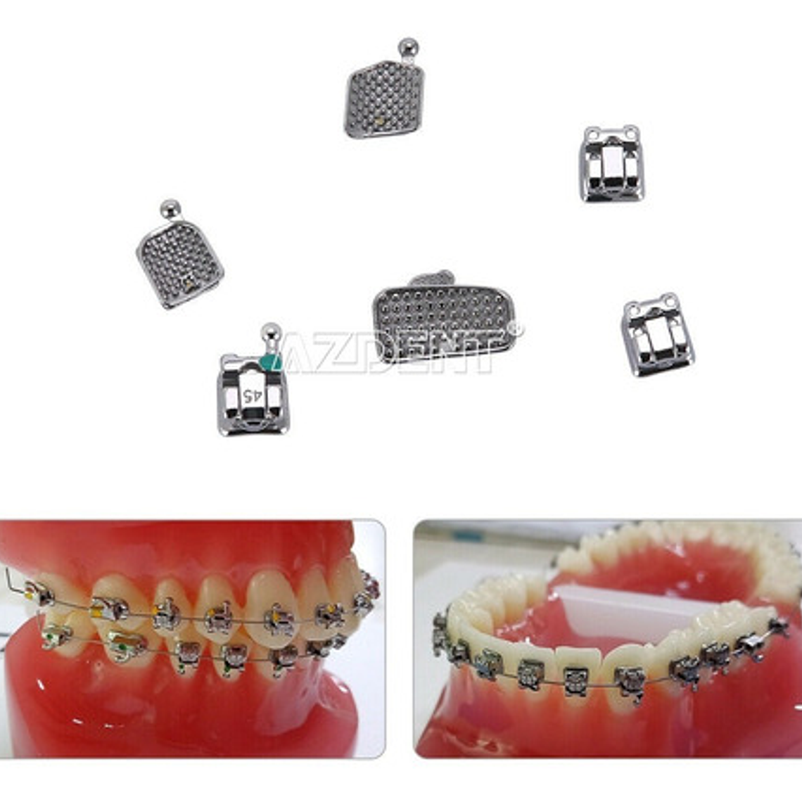 Brackets Autoligantes Metálicos Azdent Originales Santiago 13