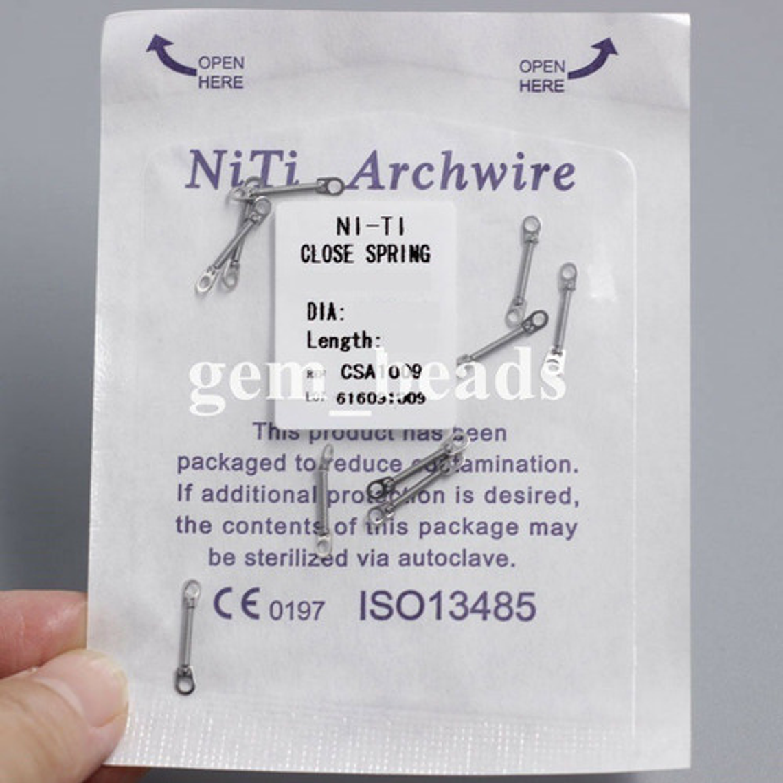 Resorte De Cierre Ortodoncia 10u Santiago 1