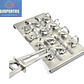 Clamp Dentales Acero Inox Kit Completo De 12u Santiago - Miniatura 2
