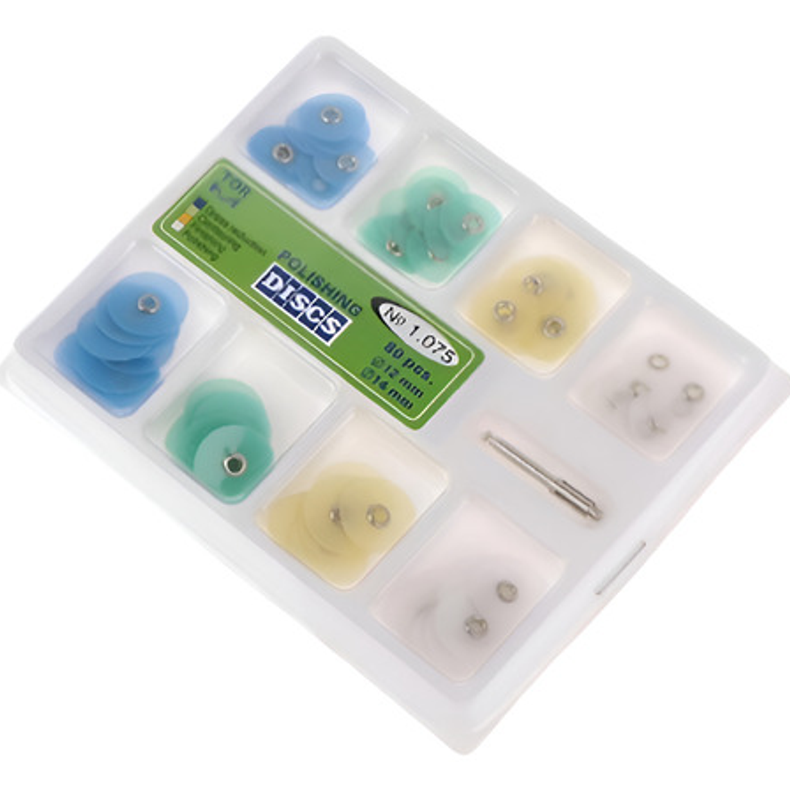 Pulido Composite Discos Odontología 80 Piezas Con Mandril 1
