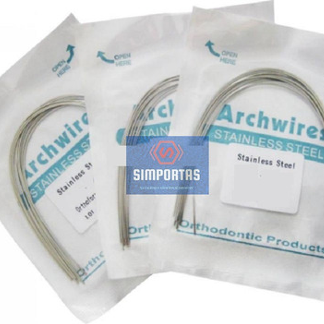 Arco Acero Ortodoncia Redondo 10u Por Sobre Santiago 2