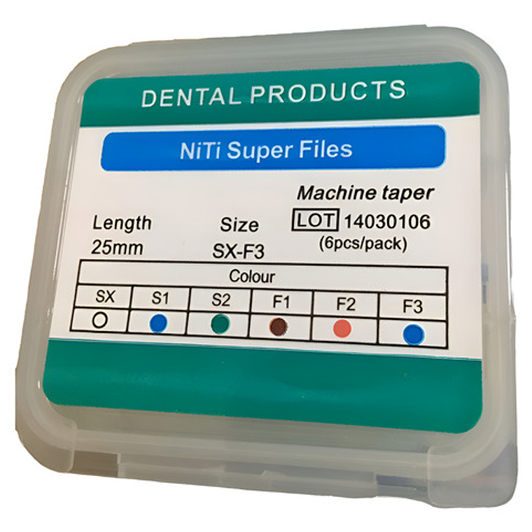 Limas Mecanizadas Protaper Set Endodoncia Modelos Santiago 12