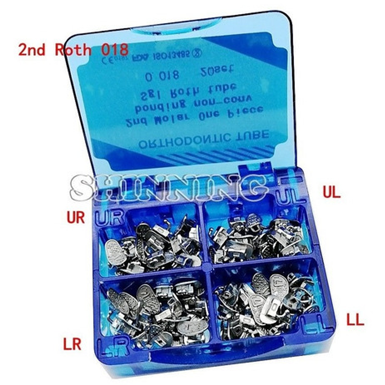 Tubos Ortodoncia En Set 50 Casos (200u) Cementables Santiago 7