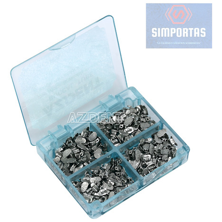 Tubos Ortodoncia En Set 50 Casos (200u) Cementables Santiago 17