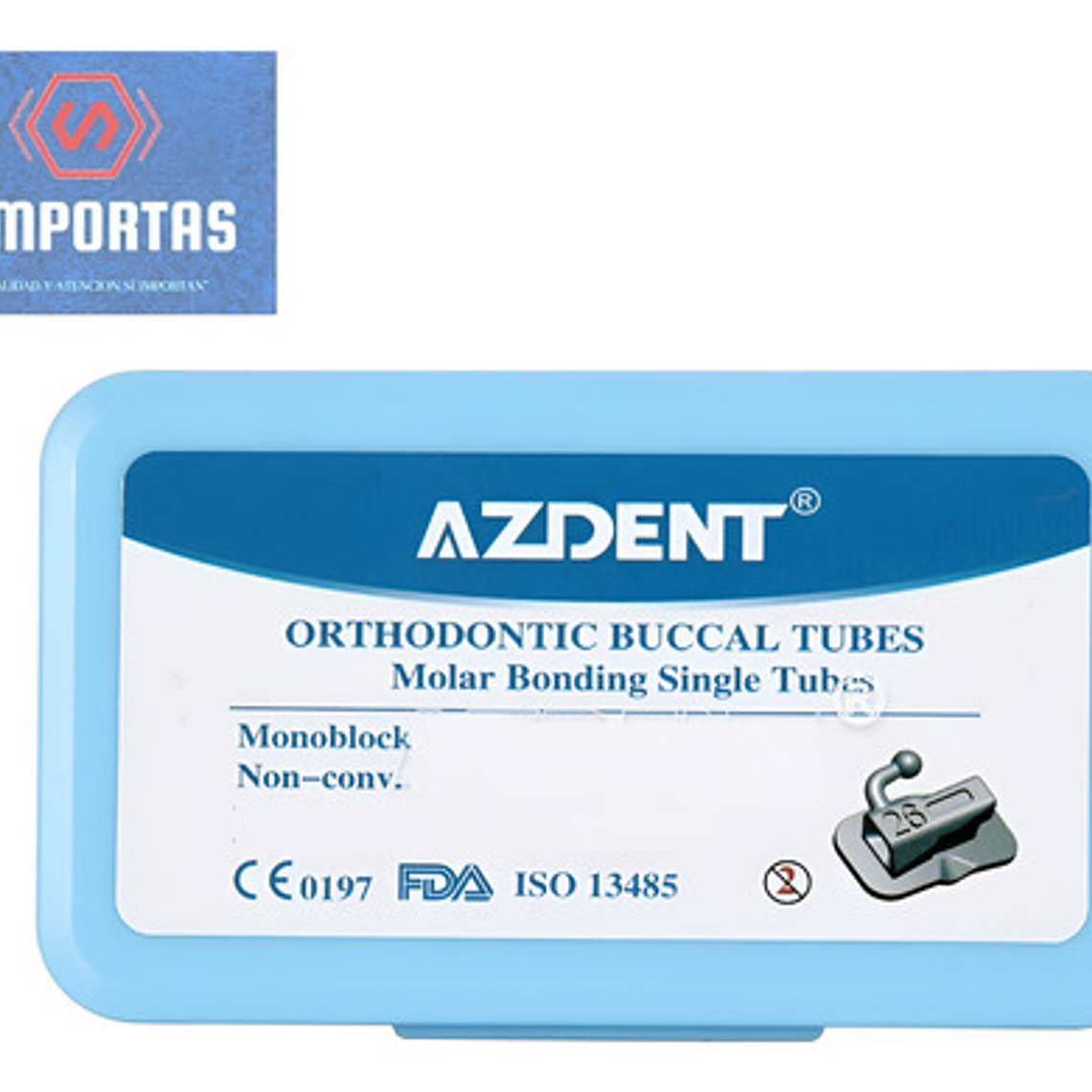 Tubos Ortodoncia En Set 50 Casos (200u) Cementables Santiago 28