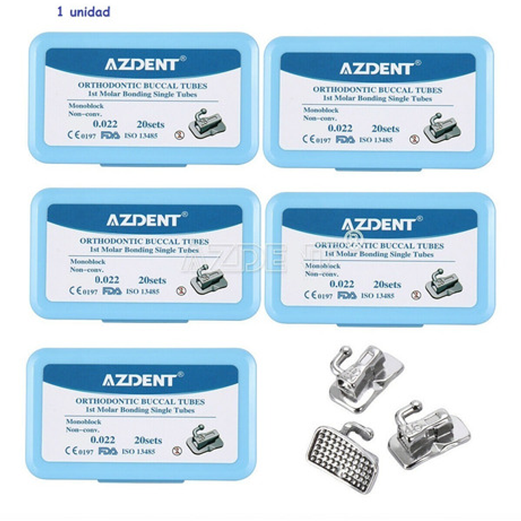 Tubos Ortodoncia En Set 50 Casos (200u) Cementables Santiago 31