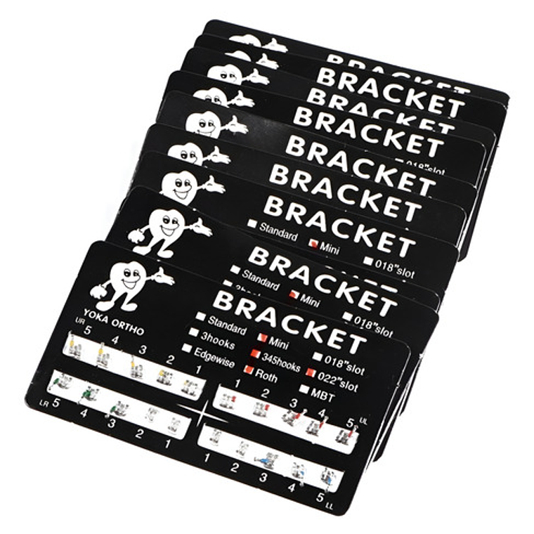 3 X Brackets Ortodoncia Metálicos Roth Mbt Slot 022 Santiago 7