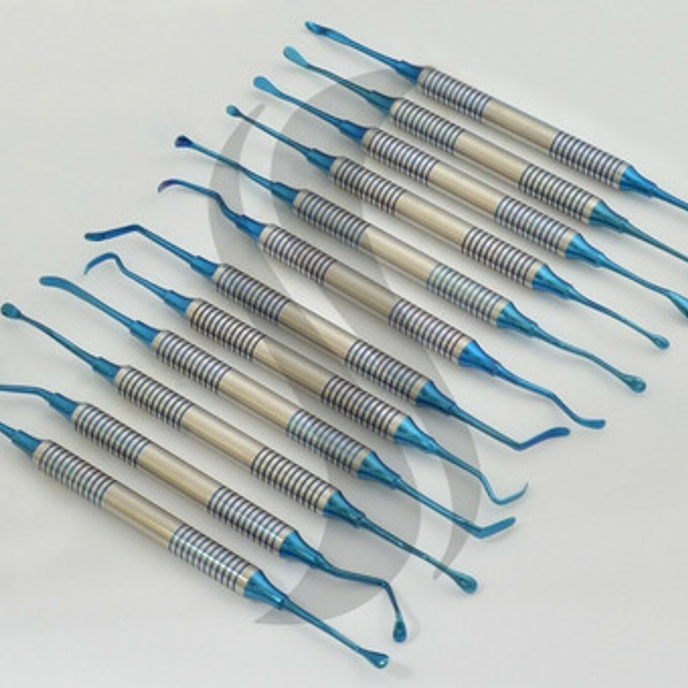 Elevadores De Seno Maxilar Set Azul 12 Piezas Santiago 3