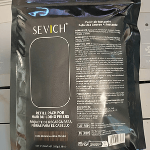 Fibras Capilar Sevich Keratina Recarga Original 100g Stgo.