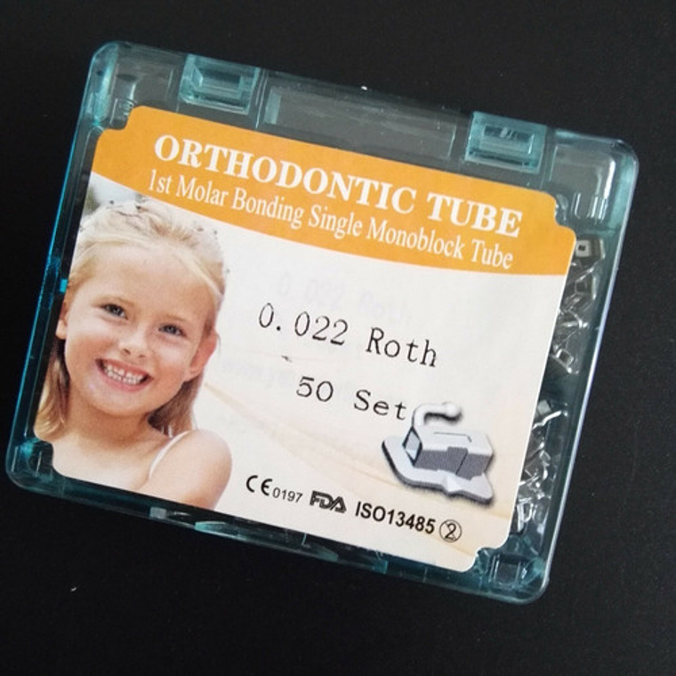 Tubos Ortodoncia 1er O 2do Molar X200 Unidades Roth Santiago 5