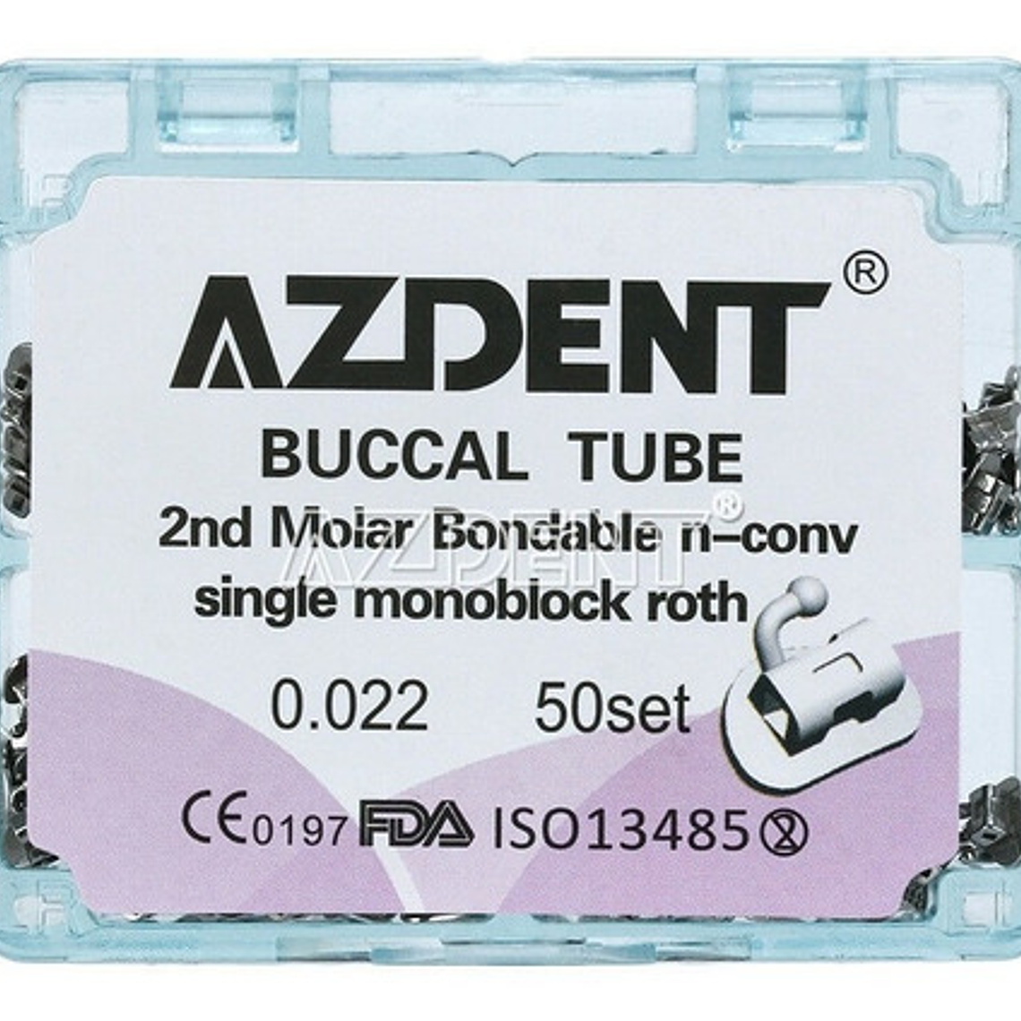 Tubos Ortodoncia 1er O 2do Molar X200 Unidades Roth Santiago 10