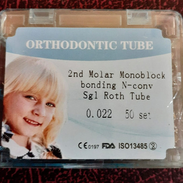 Tubos Ortodoncia 1er O 2do Molar X200 Unidades Roth Santiago 11