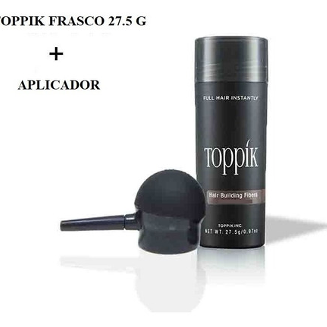 Pack Completo De Toppik 27.5g + Aplicador + Peine Santiago 50