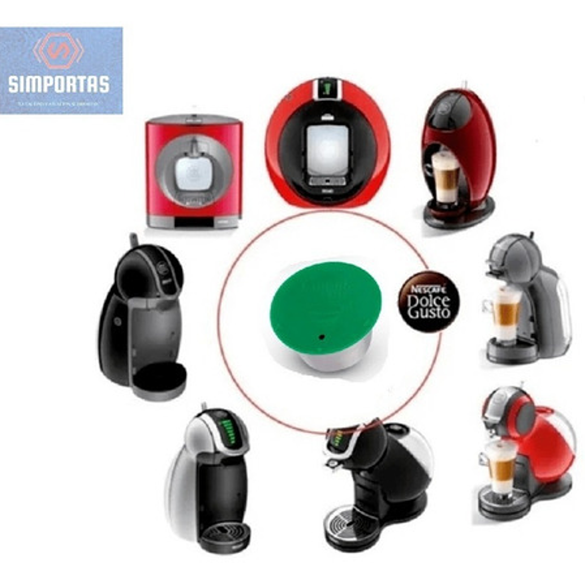 Capsula Dolce Gusto Reutilizable Acero Inoxidable + Regalo 5