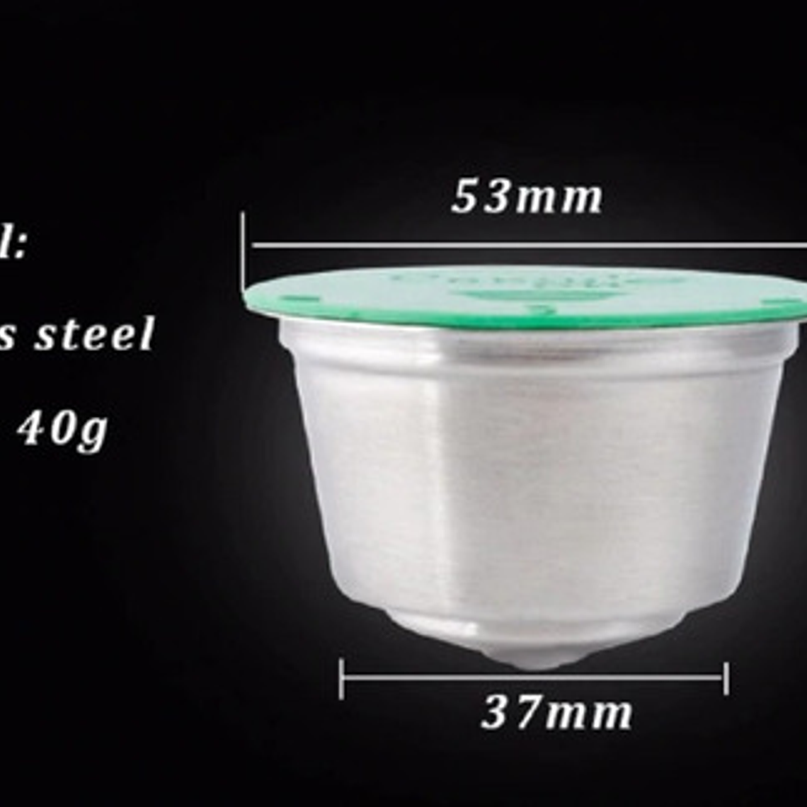 Capsula Dolce Gusto Reutilizable Acero Inoxidable + Regalo 8