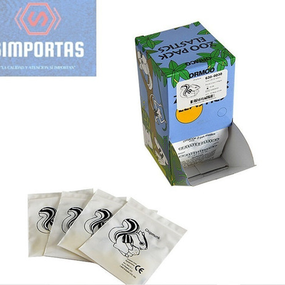 Elástico Intraoral Intermaxilares Ortodoncia 1/8 Y 3/16 Stgo 7